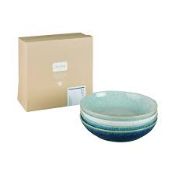 Boxed Set of 4 Denby Studio Blue Past Bowls RRP £60 (3332628) (Public Viewing and Appraisals