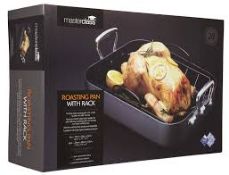 Boxed Masterclass Roasting Pan with Rack RRP £55 (15723) (Public Viewing and Appraisals Available)