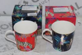 Assorted Box Port Merrion Sara Miller Designer Drinking Cups RRP £20 EACH (3346060) (3346080)(