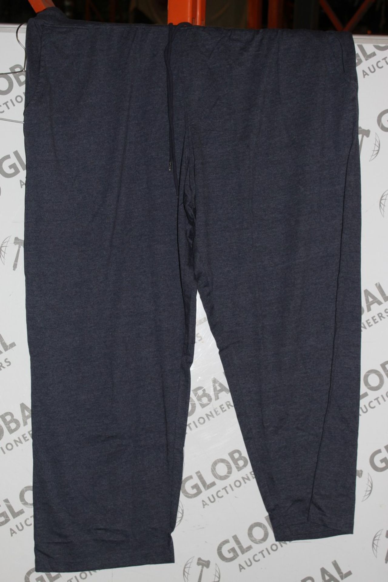 Lot to Contain 20 Brand New Twin Pack Navy and Charcoal Lounging Pants in Assorted Sizes RRP £25.