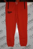 Lot to Contain 20 Brand New Pairs of Ijeans Original Denim Orange Zip Pocket Trousers in Assorted