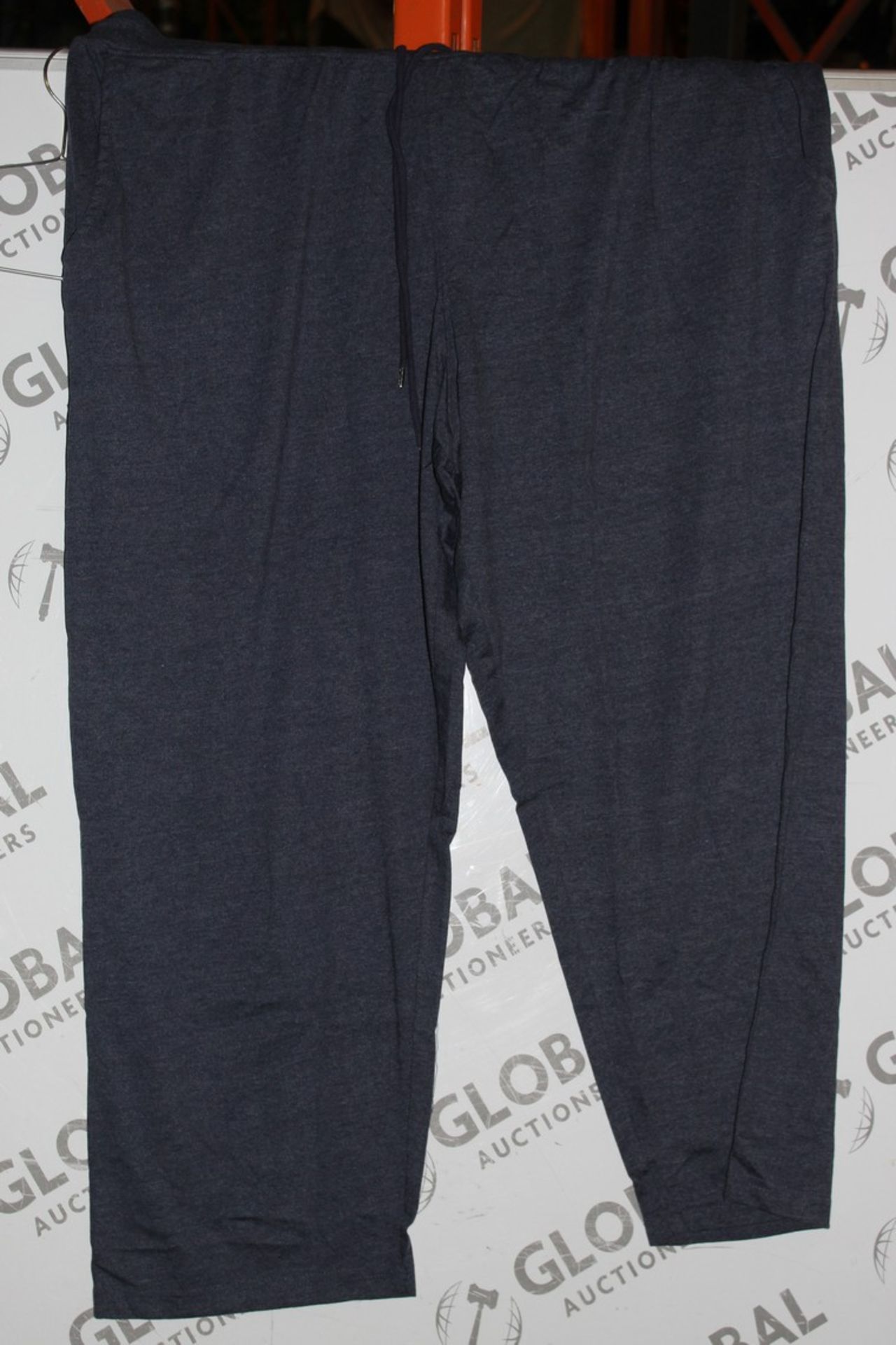 Lot to Contain 20 Brand New Twin Pack Navy and Charcoal Lounging Pants in Assorted Sizes RRP £25.