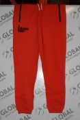 Lot to Contain 20 Brand New Pairs of Ijeans Original Denim Orange Zip Pocket Trousers in Assorted