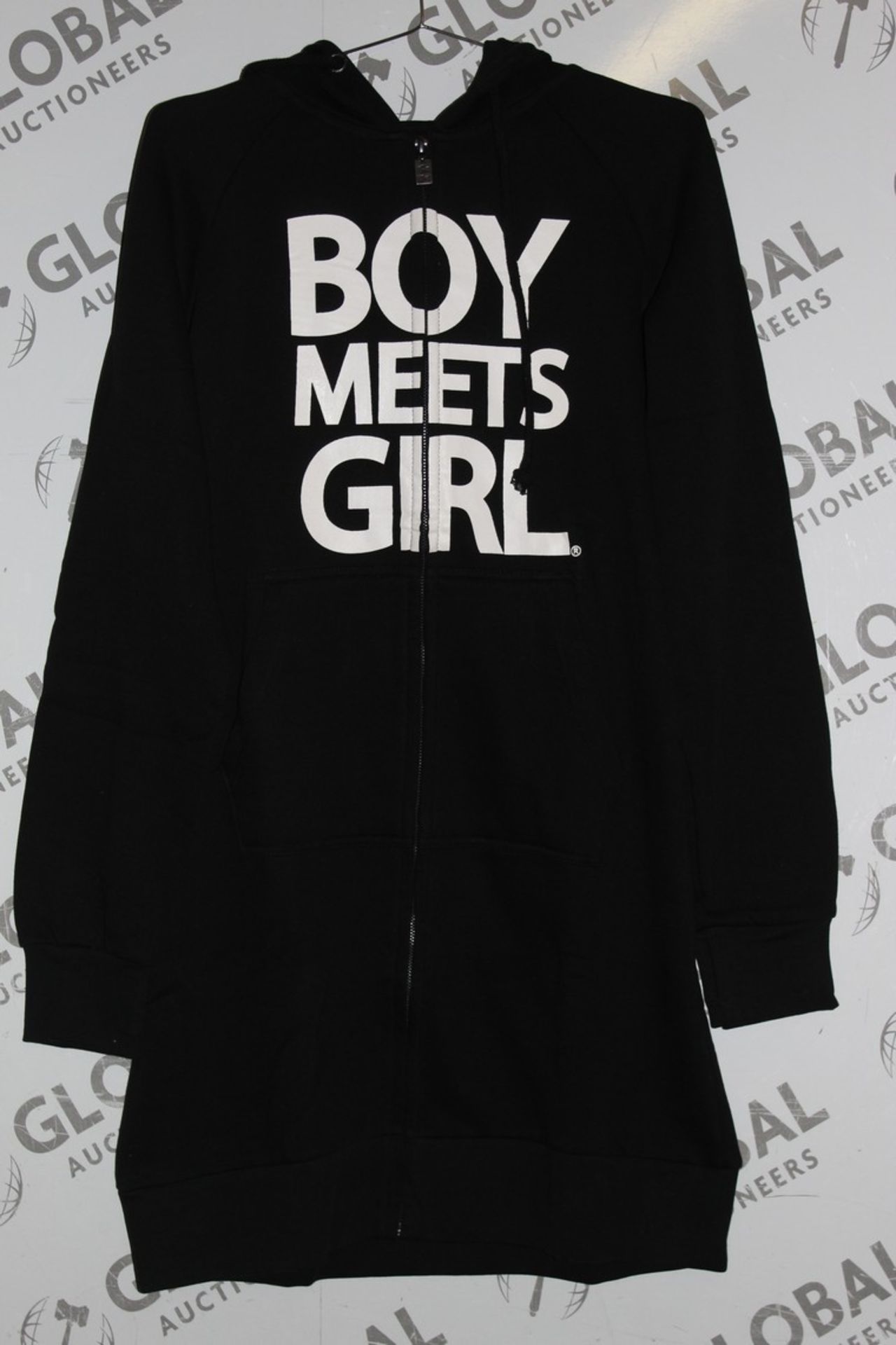 Lot to Contain 13 Brand New Boy Meets Girl Zip Front Hooded Jumpers in Assorted Sizes Ranging From