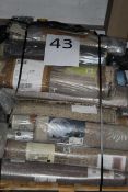 Pallet to Contain Approx. 20 Assorted Small Designer Rugs in Various Styles and Sizes Combined