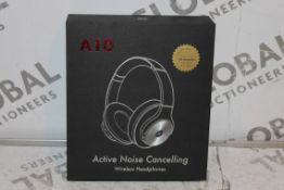 Boxed Set of A10 Active Noise Cancelling Headphones RRP £59.99