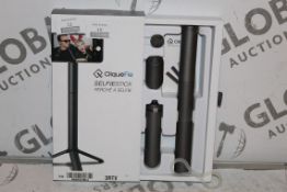 Boxed Cliquefie Selfie Stick in Space Grey RRP £50