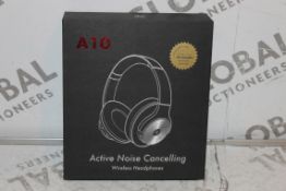 Boxed Set of A10 Active Noise Cancelling Headphones RRP £59.99