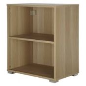 Lot to Contain 2 Boxed John Lewis Mixit Mid Oak Storage Units Combined RRP £90 (1871934) (Public