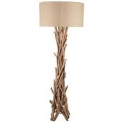 Boxed Pacific Lighting Derna Driftwood Floor Lamp RRP £220 (15934) (Public Viewing and Appraisals