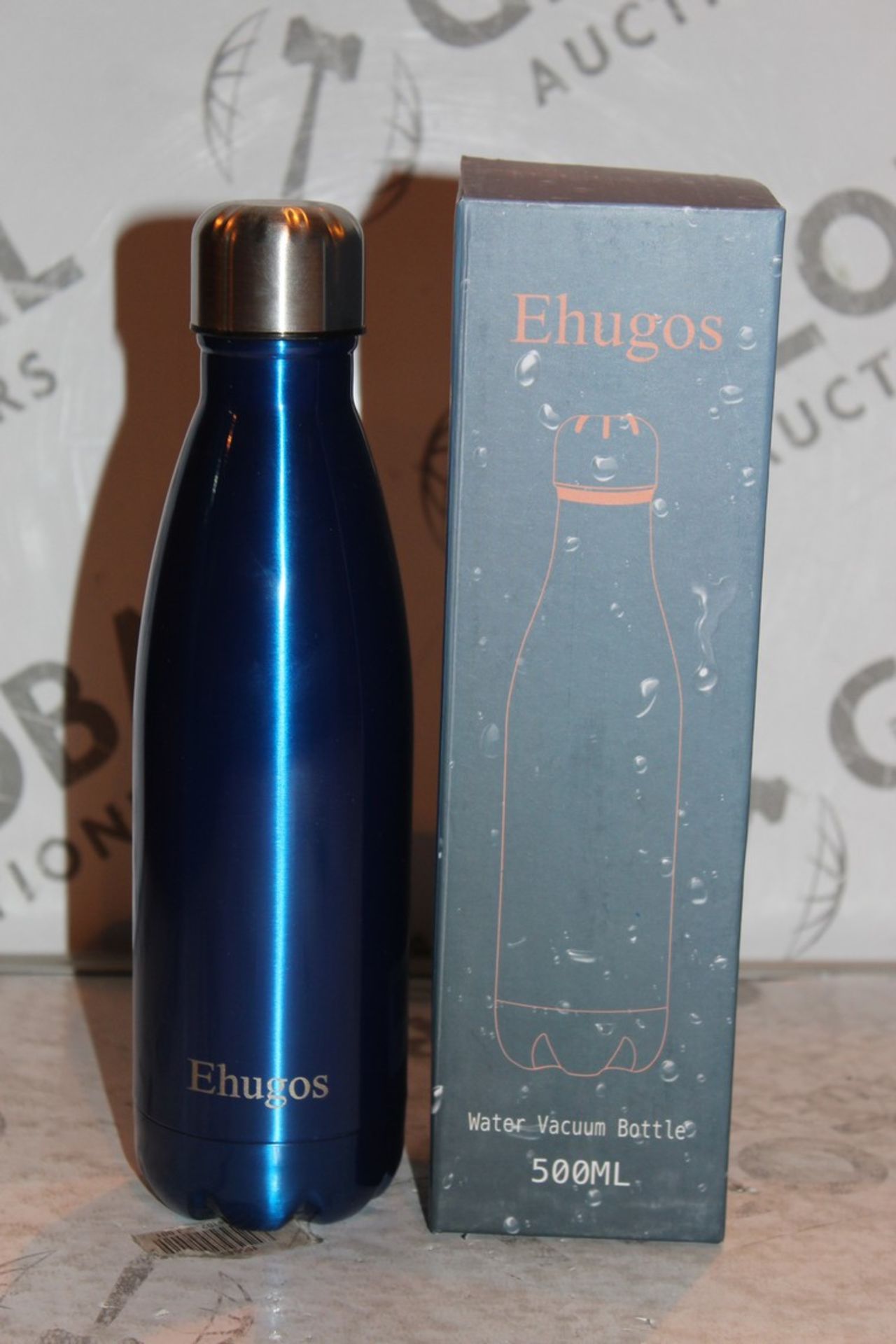 Lot to Contain 12 Boxed Brand New Ehugos 500ml Water Vacuum Bottles