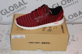 Boxed Brand New Pair of One Mix Size US10 EU44 Men's Red Trainers RRP £44.99