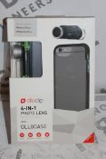 Lot to Contain 2 Boxed Ollo Clip 4in1 Photo Lense and Case Sets for iPhone 6+ and 6s Combined RRP £