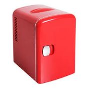 Boxed Homcom Mini Fridge in Red RRP £30 (13195) (Public Viewing and Appraisals Available)