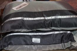 Lot to Contain 7 Assorted Sequin Scatter Cushions, Grey Striped Chicago, Lilac and Blue and Grey