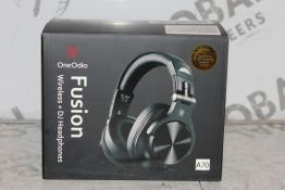 Lot to Contain 2 Boxed Pairs of Fusion Wireless Plus DJ Headphones Combined RRP £70