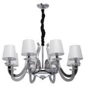 Boxed Regan Bogen Chandelier Style Ceiling Light Fitting RRP £600 (15349) (Public Viewing and