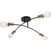 Boxed Globo 54003 4 Light Designer Ceiling Light RRP£55 (Pallet No 15349)(Public Viewing and