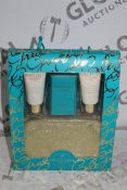 Boxed Brand New Grace and Co Collection 3 Piece Set to Include Glitter Bag, Body Wash, Smooth Body