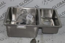 Boxed Stainless Steel Sink Unit RRP £220 (15723) (Public Viewing and Appraisals Available)