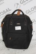 BaBaBing Black Fabric Children's Changing Bags RRP £50 Each (RET00145361)(RET00556509) (Public