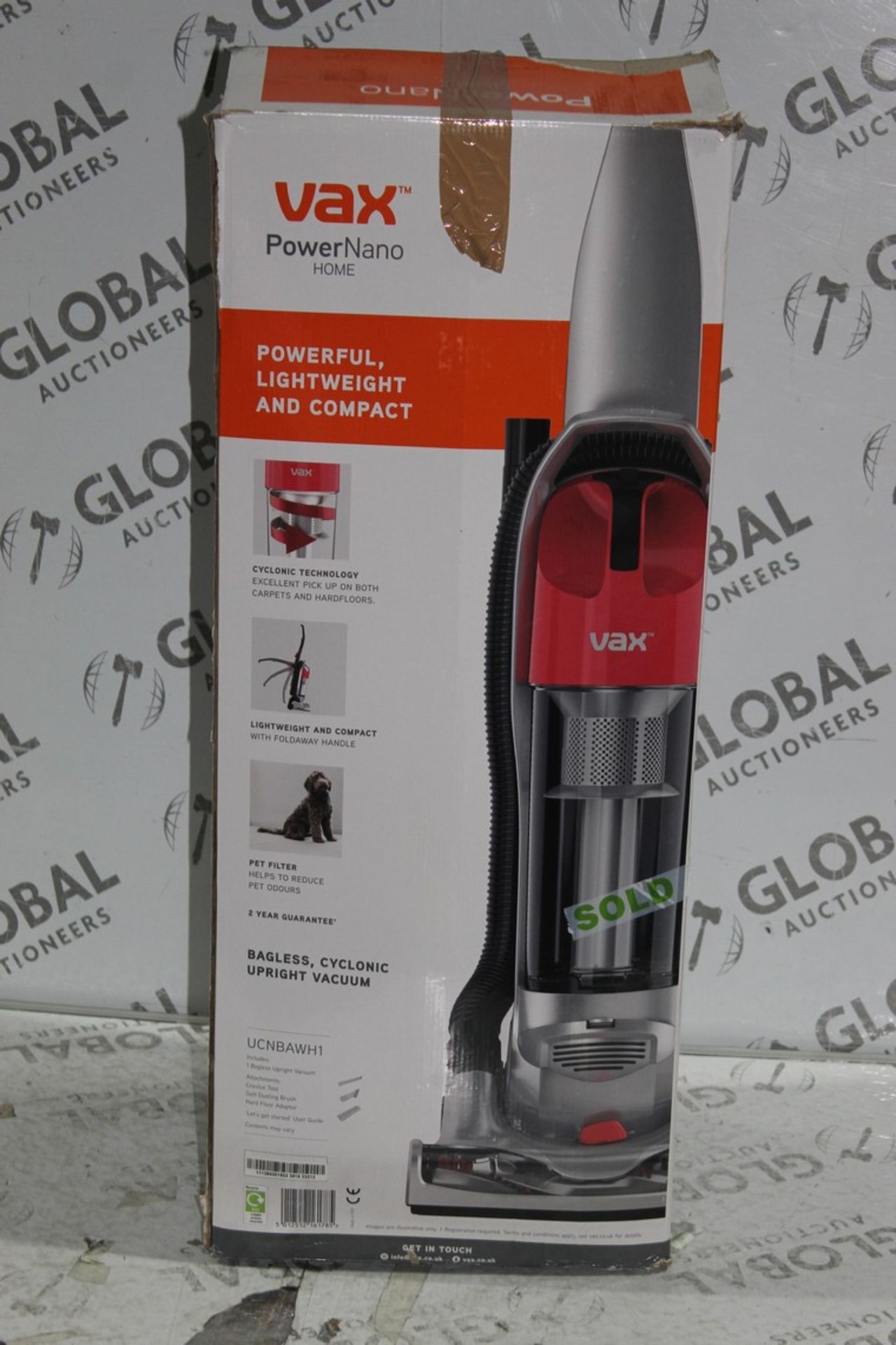 Boxed Vax Power Nano Powerful Lightweight and Compact Upright Vacuum Cleaner (Public Viewing and