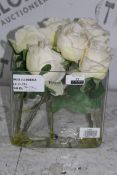 Peony Artificial Potted Flower with Vase RRP £75 (3412956) (Public Viewing and Appraisals