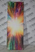 Colour Burst Explosion Close Up wall Art Picture RRP £60 (13804) (Public Viewing and Appraisals