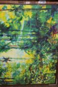 Forest Scene Tropical Rainforest 80 x 100cm Dug Eaton Canvas Wall Art Picture RRP £100 (13804) (