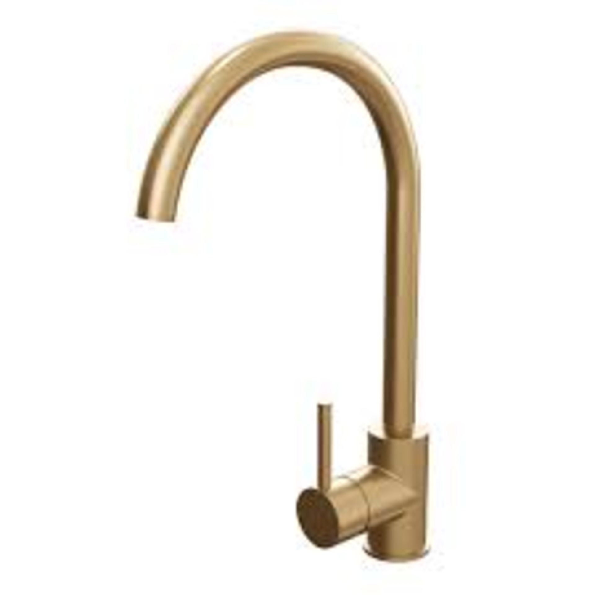 Gold Mixer Tap Set RRP £65 (15998) (Public Viewing and Appraisals Available)