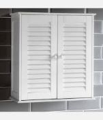 Boxed Bath Veda 2 Door Wall Cabinet RRP £40 (Pallet No 15754)(Public Viewing and Appraisals