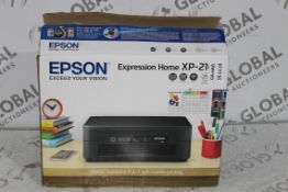 Boxed Epson Home XP2100 Printer Scanner Copier RRP £60 (Public Viewing and Appraisals Available)