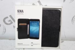 Lot to Contain 12 Boxed Sena Antorina Protective Leather Wallet Book Cases Combined RRP £240