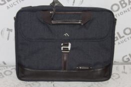 Lot to Contain 10 Brand New Brenthaven Colins Collection Indigo Chambary V2 Briefcases Combined