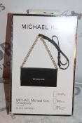 Lot to Contain 5 Brand New Michael Kors Cross Body Black Saphino Iphone 5, 6 and 6+ Clutch Bags