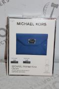 Lot to Contain 10 Brand New Michael Kors Sapphire Ipad Mini Retina Display Blue Clutch Cases