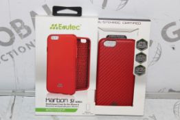 Lot to Contain 19 Brand New Evutec Evolutionary Technology Karbon SI Iphone 6 and 6+ Cases in Red