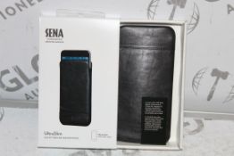 Lot to Contain 80 Brand New Sena Ultra Slim Iphone 6+ Black Leather Wallets Combined RRP £800