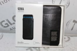 Lot to Contain 80 Brand New Sena Ultra Slim Iphone 6+ Black Leather Wallets Combined RRP £800