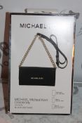 Lot to Contain 5 Brand New Michael Kors Cross Body Black Saphino Iphone 5, 6 and 6+ Clutch Bags