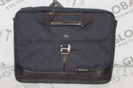 Lot to Contain 10 Brand New Brenthaven Colins Collection Indigo Chambary V2 Briefcases Combined