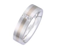 Diamond Ring, Metal 18ct Yellow/White Gold, Weight (g) 11.32, Diamond Weight (ct) 0.14, Colour G,