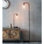 Lot to Contain 2 Assorted Items to Include Chicago Floor Lamp & Chicago Table Lamp Combined RRP £150