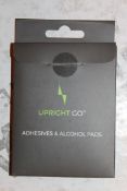 Lot to Contain 100 Assorted Packs of Upright Go Adhesives and Alcohol Pads (Public Viewing and