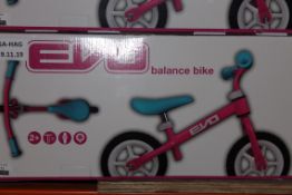 Boxed Evo Pink Balance Bike (Public Viewing and Appraisals Available)