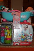 Lot to Contain 4 Assorted Children's Toy Items to Include a Kiddy Connection Sink Play Set, My Sweet