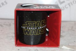 Lot to Contain 12 Brand New Disney Star Wars 11Ounce Coffee Mugs