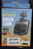 Lot to Contain 3 Boxed Your On Board Witness Dashcam Pilot 720 HD Resolution, On Boards Dash Cam (