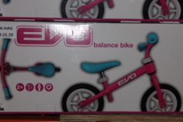 Boxed Evo Pink Balance Bike (Public Viewing and Appraisals Available)