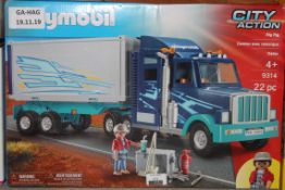 Boxed Playmobile City Action Ages 4+ Big Rigg Toy Truck (Public Viewing and Appraisals Available)